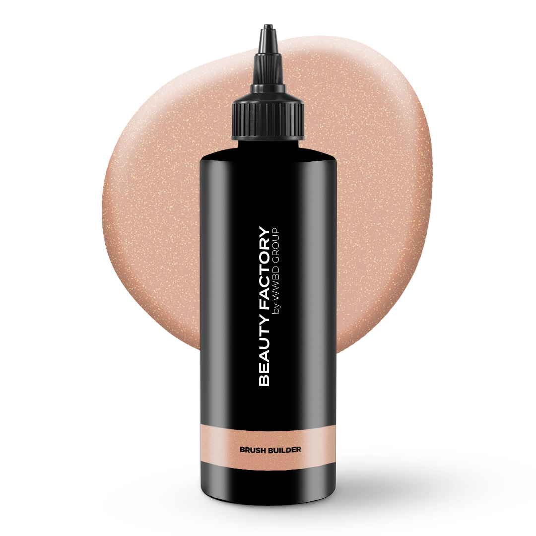 Brush Builder - Glitter Warm Nude